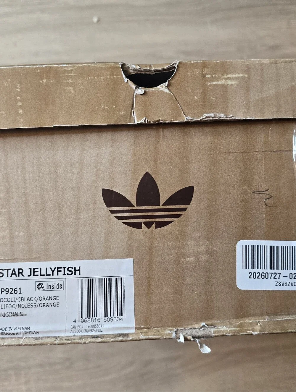 Adidas Adistar Jellyfish Pharrell Williams Focus Olive Orange
